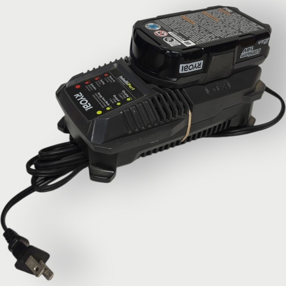 Ryobi Other - Ryobi One+ 18V 2Ah Lithium-Ion Battery, and charger P190 TESTED WORKS OEM